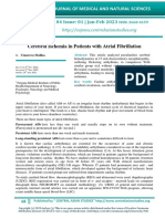 Cerebral Ischemia in Patients With Atrial Fibrillation