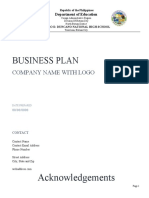 Business Plan Template