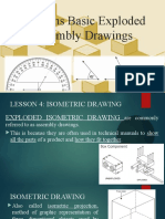 Performs Basic Exploded Assembly Drawings