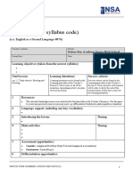 Cambridge Lesson Plan Template Nsa JHS - Newest