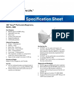 9205+ N95 Particulate Respirator Spec Sheet