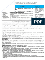 Hoja de Trabajo 06 - V Unidad - 2do - Organizacion Social Del Virreinato Del Peru