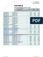 A B Standard Non Flexing Servo Cable List Prices