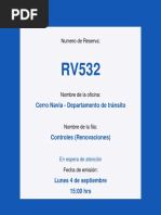 Reserva RV532