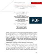 Comparação Entre o Uso de Técnicas Da Pesquisa Operacional e Software