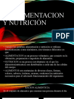 La Alimentacion y Nutrición