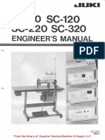 Juki SC-20, - 120, - 220, - 320 Engineer's Manual