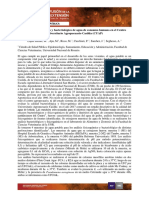 Analisis Fisico Quimico y Bacteriologico de Agua de Consumo Humano