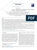 Using Physical Examinations To Estimate Age in Elemen 2017 Journal of Sport