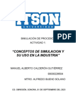 Act. 1 Simulación Conceptos Y Uso en La Industria