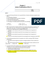 Quiz - Chapter 2 - Business Combinations (Part 2)