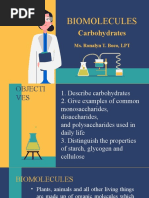 Lesson 7 Biomolecules Carbohydrates