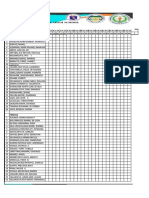 Attendance Sheets