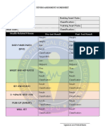 Score Sheet