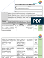 Dosificacion Programa Analitico Matematicas 1° Fase 6