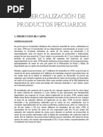 Comercializacion de Productos Pecuarios