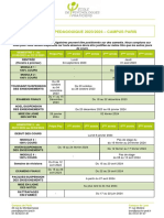 Calendrier Pedagogique Annees Paris 2023 2024