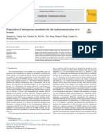 Preparation of Mesoporous Mordenite For The Hydroisomerization of N-Hexane