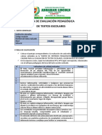 Ficha de Evaluación Pedagógica Textos 2023 Al Campoy