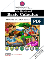 Module 1 - Basic Calculus