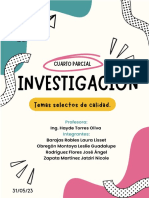 Cuarto Parcial - Investigación