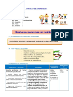 D5 A1 SESION MAT. Resolvemos Problemas Con Medidas de Longitud