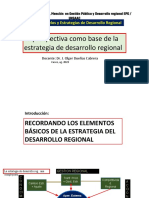 La Prospectiva Como Base de La Estrategia de Desarrollo Regional