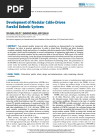 2018 Development - of - Modular - Cable-Driven - Parallel - Robotic - Systems