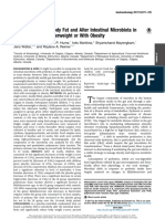 Prebiotics Reduce Body Fat and Alter Intestinal Microbiota in Children Who Are Overweight or With Obesity