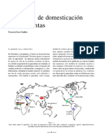 Proceso de Domesticacion de Las Plantas