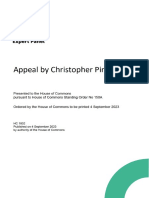 Appeal by Christopher Pincher MP