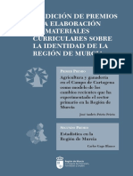 6595-Sumario 3 Edición de Premios A La Elaboración de Materiales Curriculares Sobre La Identidad de La Región de Murcia Bachillerato