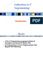 Introduction To C-Unit-1