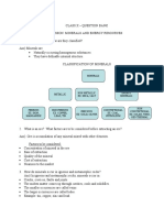 Mineral and Energy Resources Manufacturing Industries