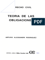 ALESSANDRI R, Arturo - Teoria de Las Obligaciones