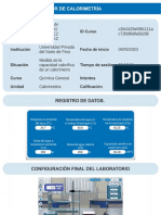 Laboratorio Calorimetria