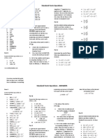 Yr8 StandardFormQuestions