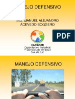 Manejo Defensivo Gral