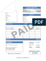 Paypal Receipt Excel