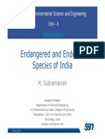 EVS Lecture II 8 EndangeredandEndemicSpeciesofIndia