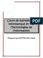 Cours de Maintenance Informatique en TI