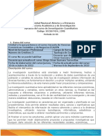 Syllabus Del Curso de Investigación Cuantitativa