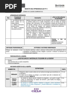 Sesión de Aprendizaje #4 - C