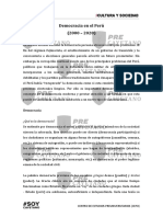 Democracia en El Perú (2000 - 2020)