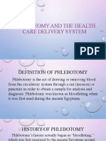 Module 1 Phlebotomy and The Health Care Delivery System