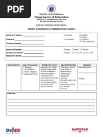 Parents Guardian Communication Index-Depedtambayan-1