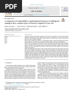 A Comparison of Young Children Spatiotemporal in 3 Kinds of Footwear