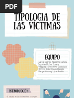 Tipología de Las Victimas