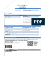 Shipping Invoice