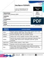 FODMAPs - Fase 1